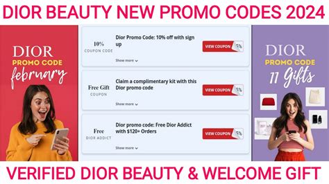 promo code for dior website|dior promo code tiktok.